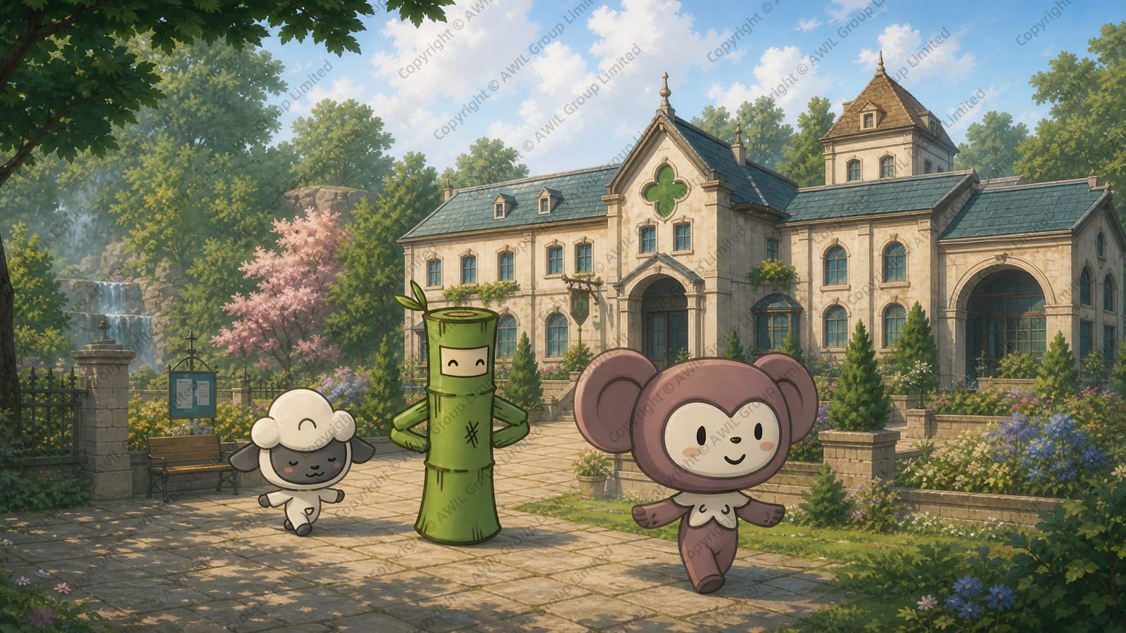 Allwalks — Scene Concept Art process image 2