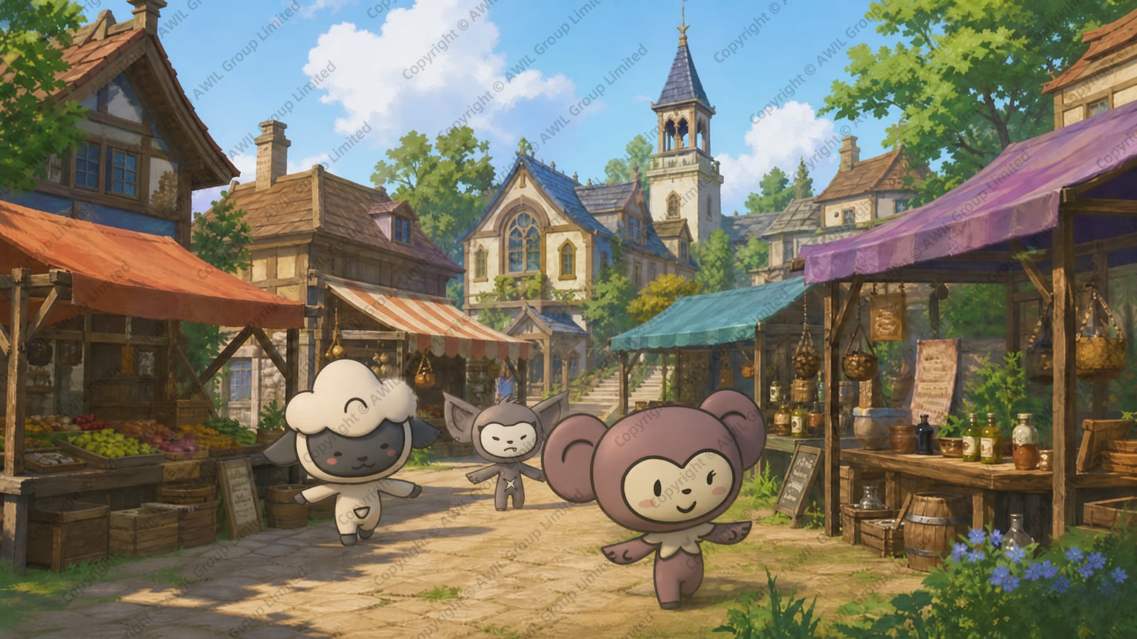 Allwalks — Scene Concept Art process image 6