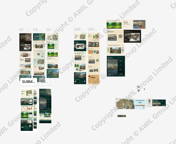 Allwalks — Game & Website UI Design process image 5
